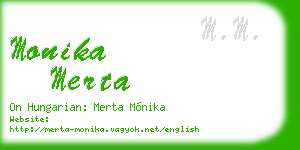 monika merta business card